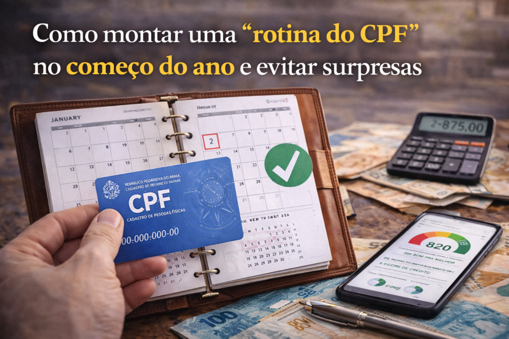 rotina de cpf no começo do ano
