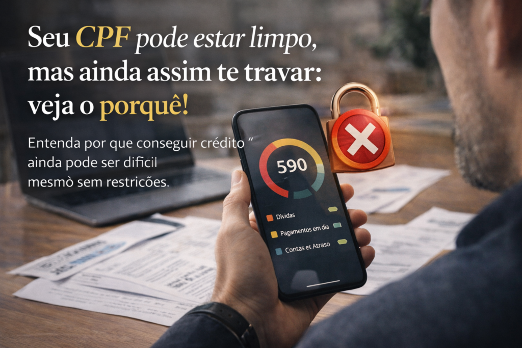 Cpf limpo pode travar veja porque