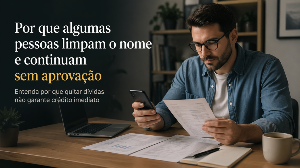 LIMPEI O NOME E CONTINUO SEM APROVAÇÃO