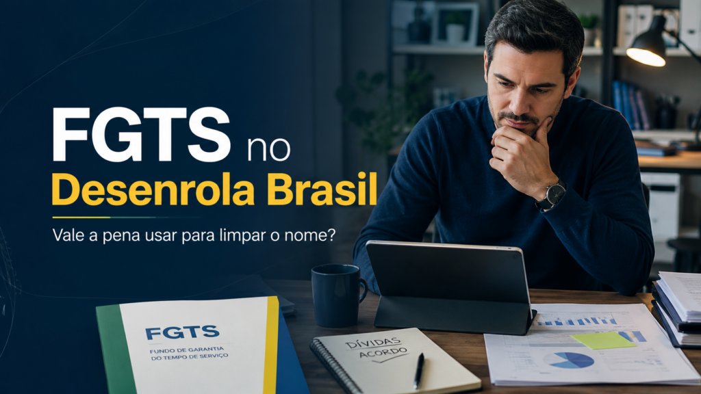 FGTS no Desenrola Brasil: vale a pena usar para limpar o nome?