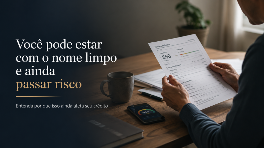 voce pode estar com o nome limpo e estar em risco