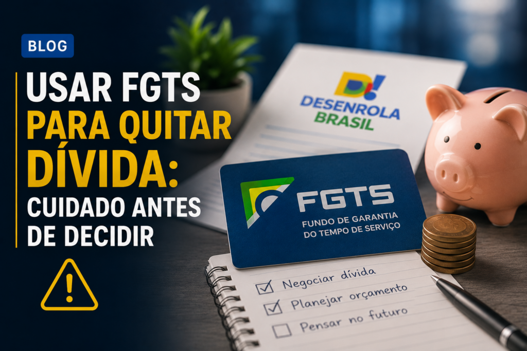 Usar FGTS para quitar dívida: cuidado antes de decidir